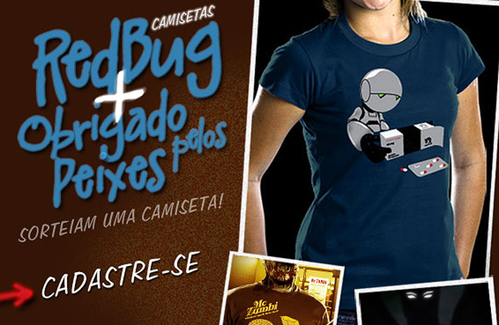 Sorteio OPP + RedBug Camisetas