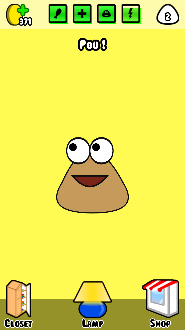 GAMEPLAY ANDROID - POU O SEU BICHINHO VIRTUAL - SAMSUNG GALAXY TAB