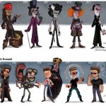 Infográfico Evolução de Personagens