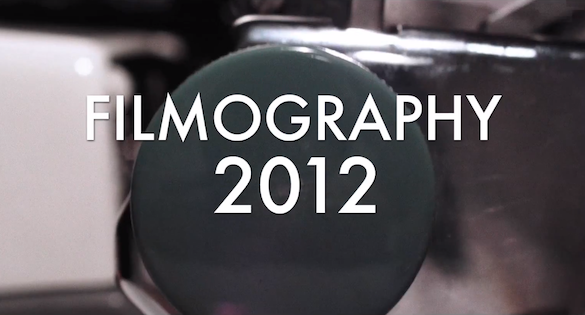 Filmografia 2012