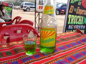 Refrigerante de uva verde