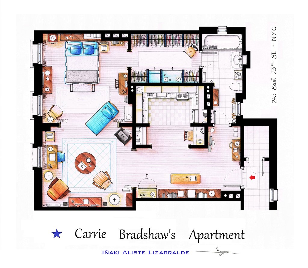 carrie_bradshaw_apartment_from_sex_and_the_city_by_nikneuk-d5c9qoy