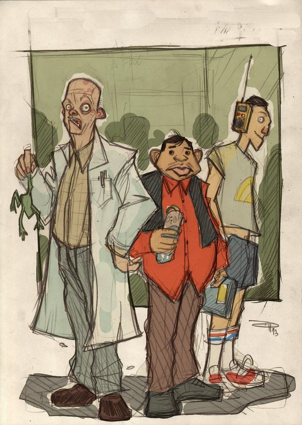 Denis-Medry-STAR-WARS-80s-High-School-Ackbar-Ninb-Lobot