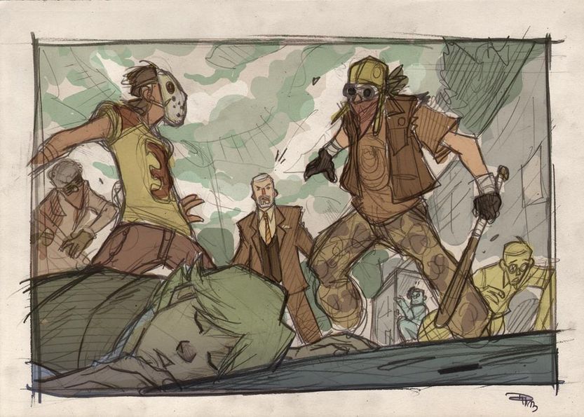 Denis-Medry-STAR-WARS-80s-High-School-Kenobi-Saves-Luke