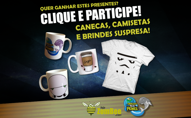 #htmlcaption_11362 Sorteio de prêmios da Loja ZomBee e do Obrigado Pelos Peixes!
