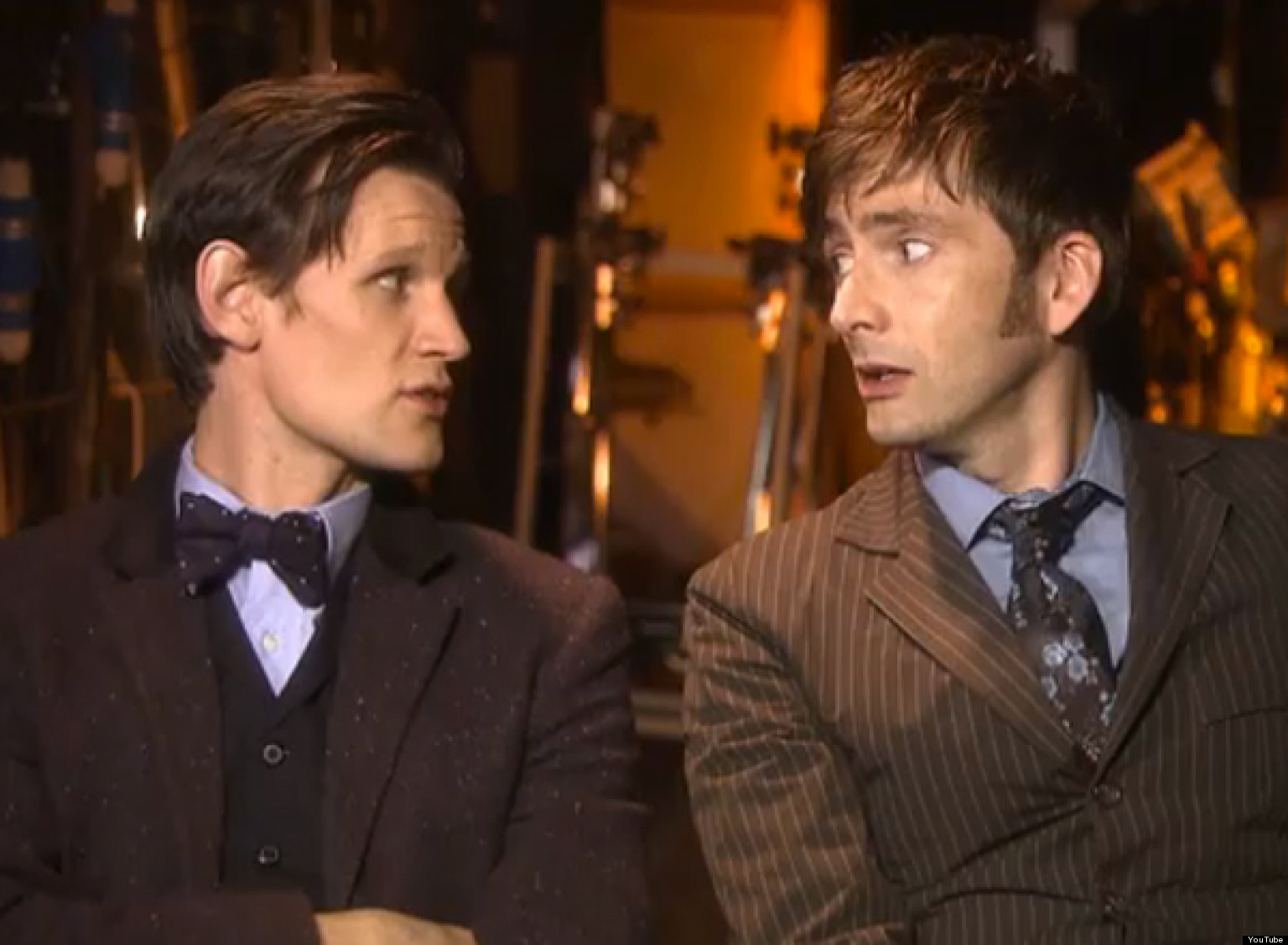 MATT SMITH E  DAVID TENNANT – Bastidores