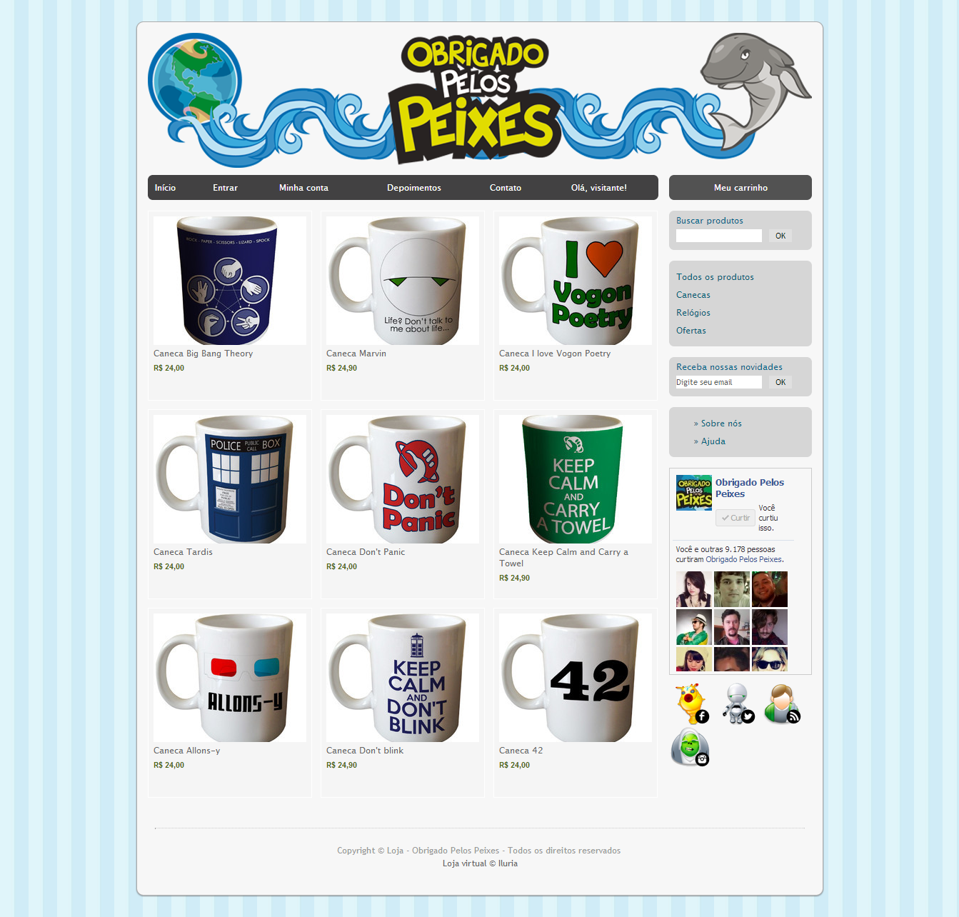 Loja - Obrigado Pelos Peixes