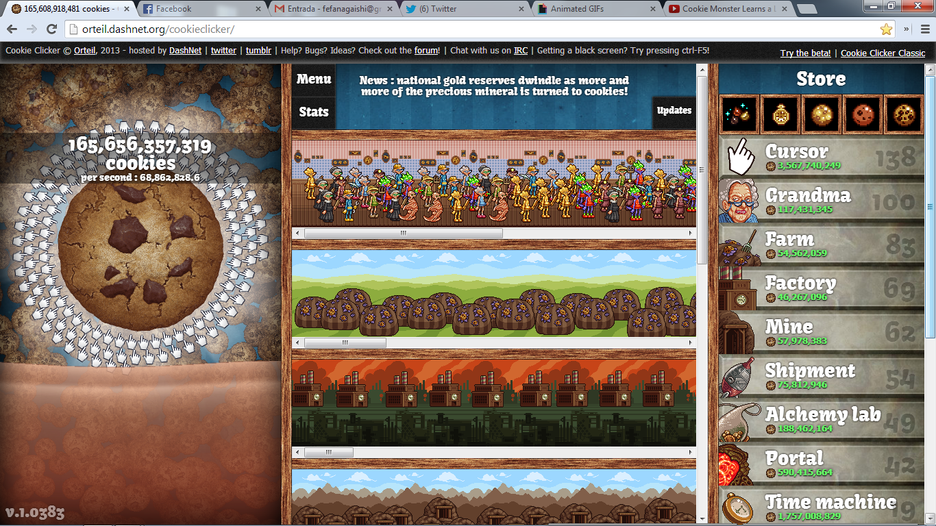 Cookie Clicker – Obrigado Pelos Peixes!