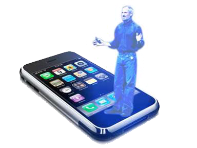 Steve-Jobs-hologram-on-iPhone-1