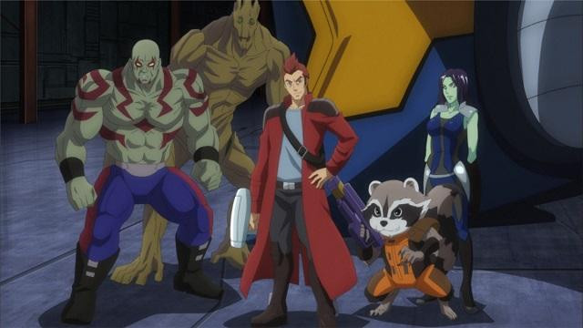 Guardiões da Galáxia versão anime