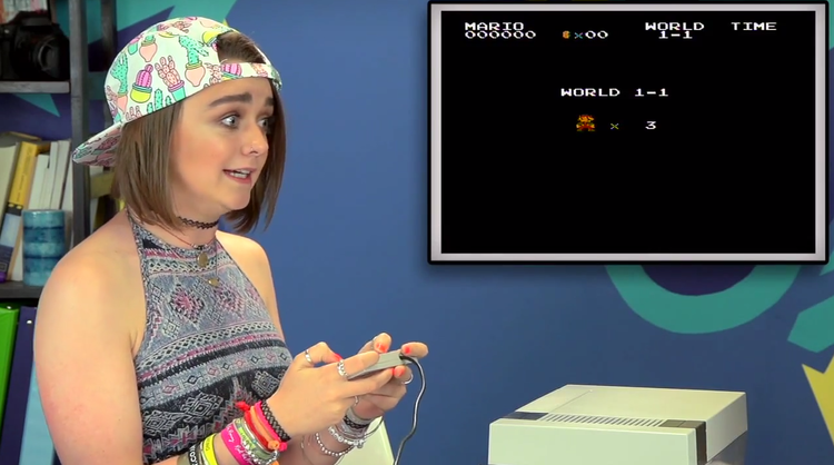 Arya reage ao primeiro Nintendo