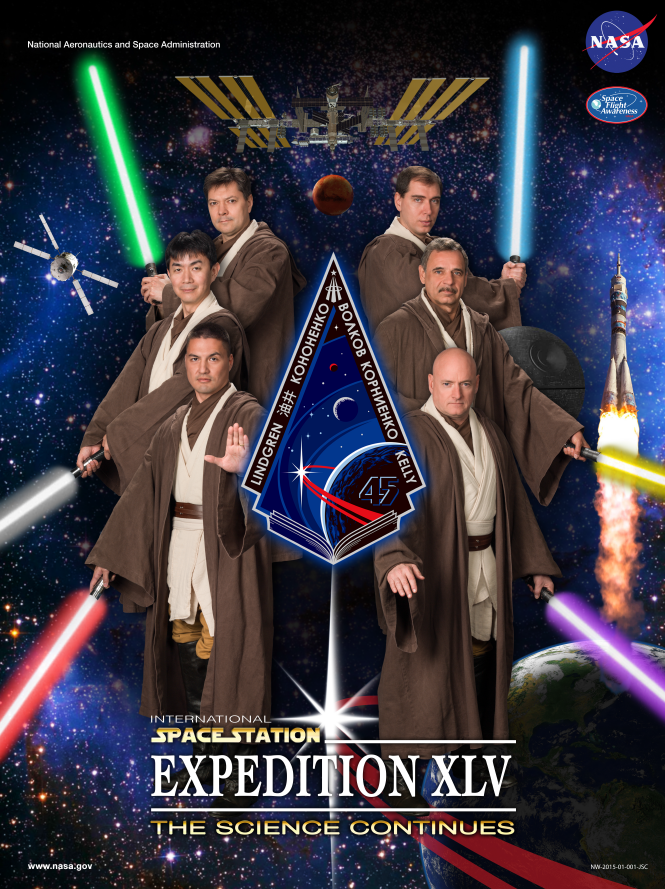 NASA homenageia Star Wars
