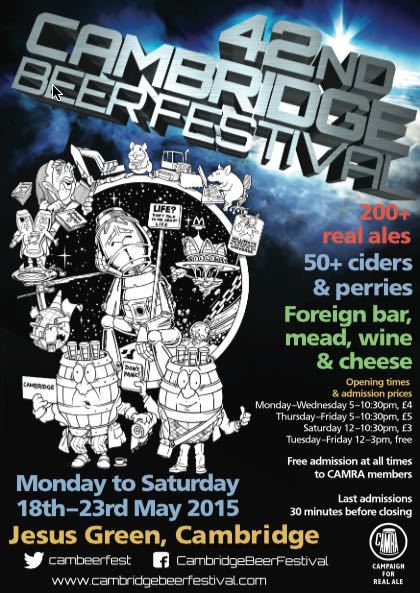 42º Cambridge Beer Festival homenageia Douglas Adams