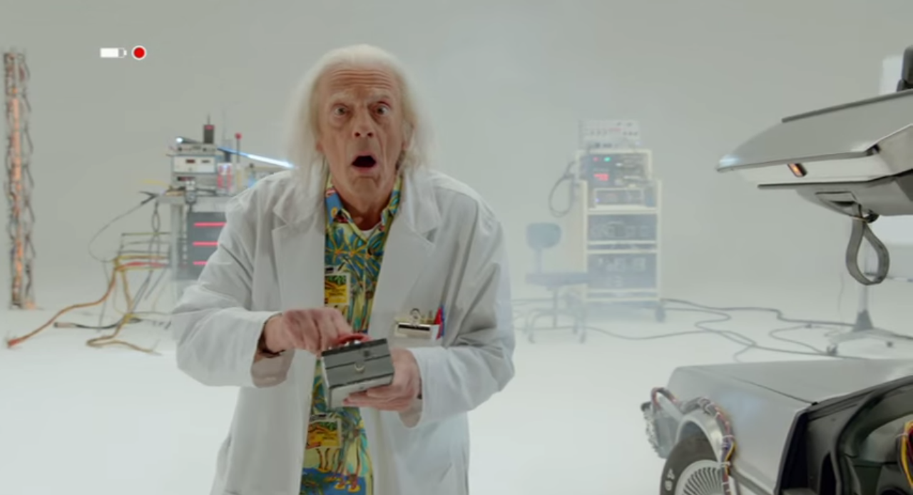 Doctor Brown em curta inédito de “De Volta Para o Futuro”