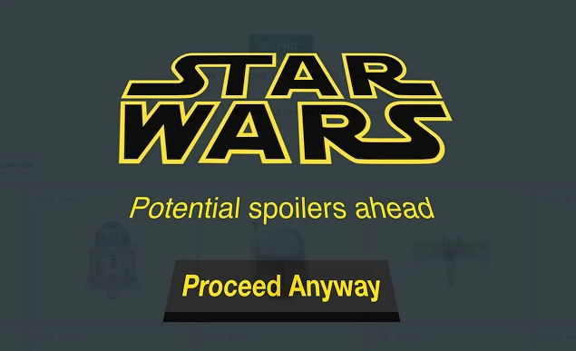 Evite os spoilers do Star Wars epi. VII com essa extensão do chrome!