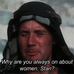 Porque você está sempre mencionando as mulheres, Stan?