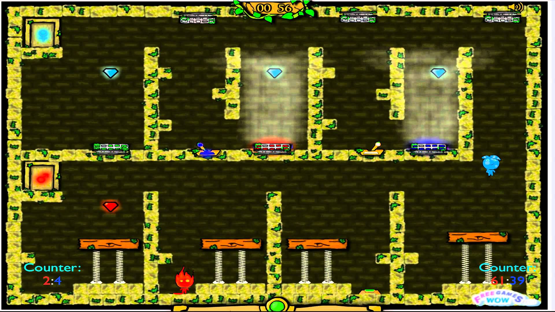 Jogos Diferentes - JOGANDO O JOGO FIREBOY AND WATERGIRL 1