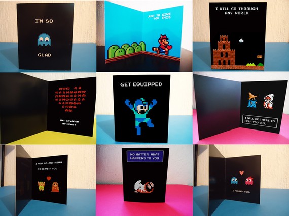 8 Bit Valentines Kira Card